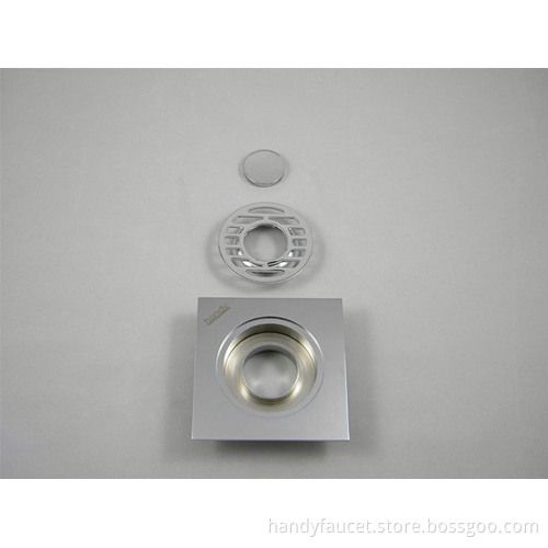 Chrome Plated Bathroom Kitchen Floor Drainer